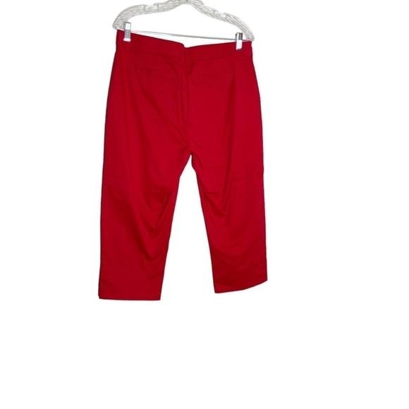 Crofts & Barrow red cropped pants. Size 12 - Picture 2 of 5